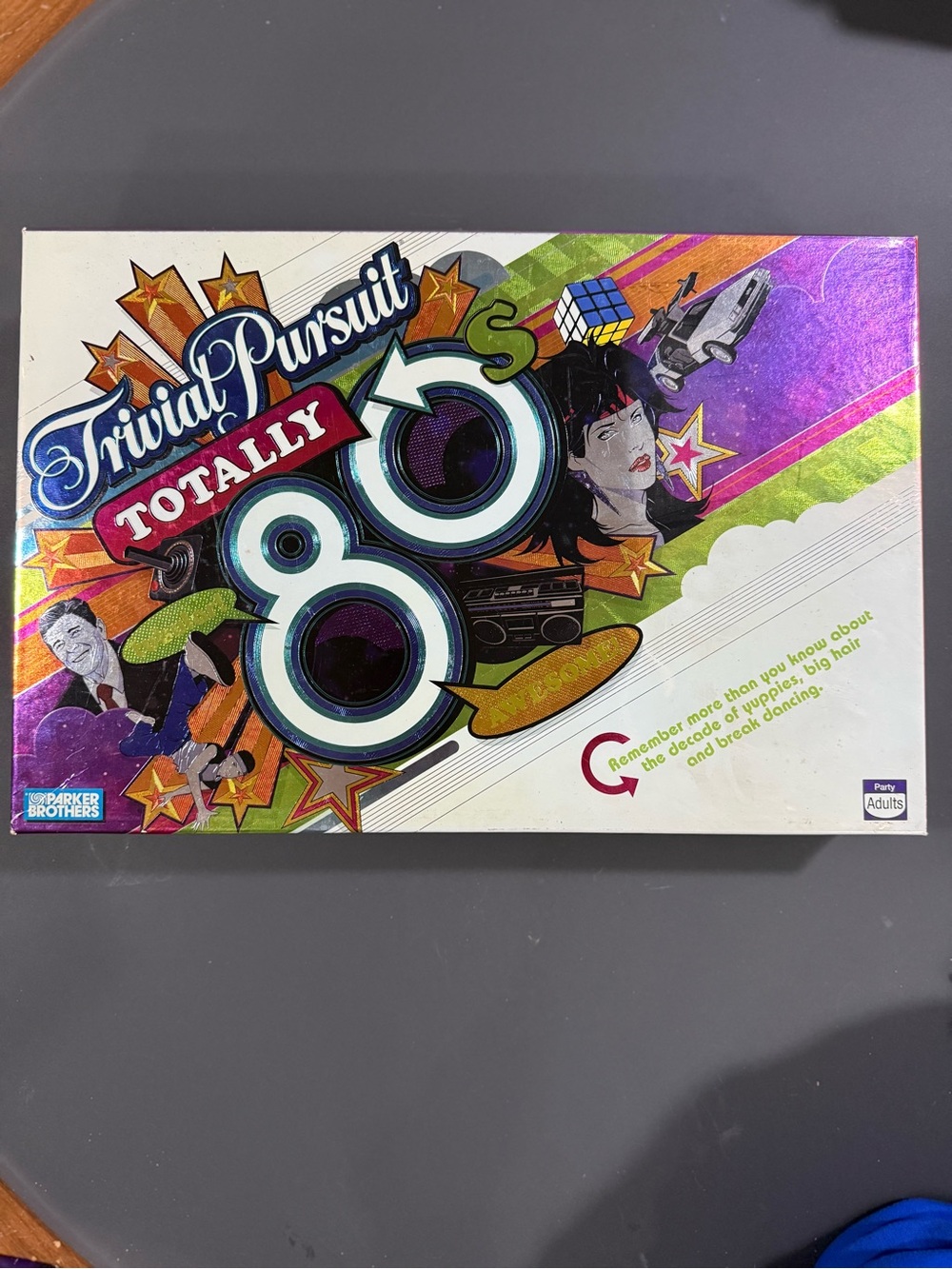 2005 Parker Brothers Trivial Pursuit Totally 80s Board Game. Unused